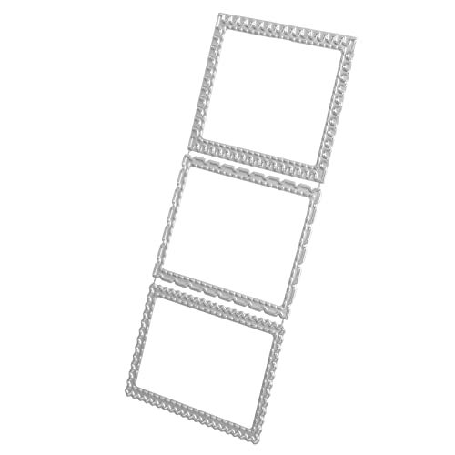 EPIGEIST Carbonstahl DIY Stanzform Rechteckrahmen zum Scrapbooking Langlebige Schneidform für Fotoalben Kartenherstellung Kinderfreundlich Vielseitig für Bastelprojekte und Albumdekoration von EPIGEIST