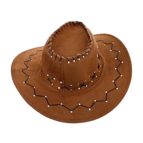 EPIGEIST Cowboyhut Western Westernhut Verstellbar Wiederverwendbar Robust Für Karneval Fasching Mottoparty Jungen Mädchen Partyhut von EPIGEIST