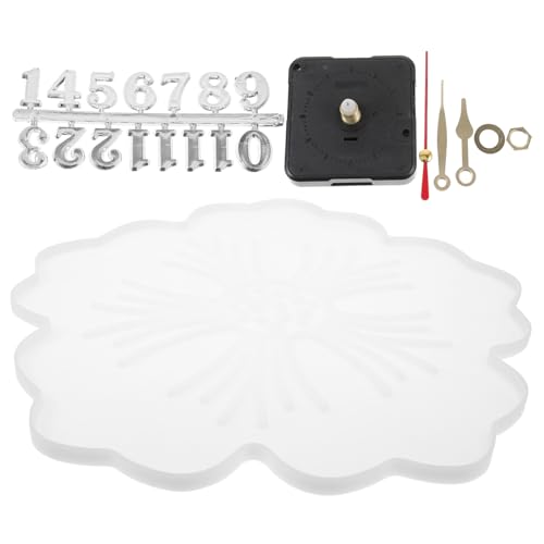 EPIGEIST DIY Silikonform für Uhrengestaltung Blumenform Clock Mold Widerstandsfähig Verformungsbeständig Kompatibel mit Epoxidharz für Dekorative Wanduhren und Bastelprojekte EPIGEIST DIY Silikonform für Uhrengestaltung Blumenform Clock Mold Widerstandsfähig Verformungsbeständig Kompatibel mit Epoxidharz für Dekorative Wanduhren und Bastelprojekte von EPIGEIST
