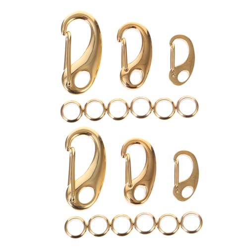 EPIGEIST Edelstahl Lobster Karabinerverschluss Teiliges Schmuckverbinder für DIY Schlüsselanhänger Armbänder Halsketten Langlebig und Vielseitig für Schmuckherstellung und Haustierleinen von EPIGEIST