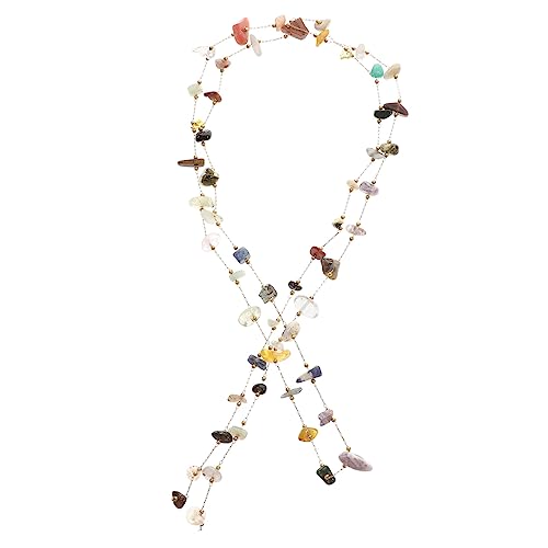 EPIGEIST Edelsteinperlen Strang Kette für DIY Schmuckherstellung Bunte Natürliche Steine für Armbänder Ohrringe Basteln Kreative für Jede Gelegenheit von EPIGEIST