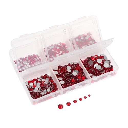EPIGEIST Flache Strass Accessoires Hotfix UV Nagel DIY Basteln Edelsteine Strasssteine Maniküre Strass Maniküre Zubehör Maniküre Charm Glas Rot EPIGEIST Flache Strass Accessoires Hotfix UV Nagel DIY Basteln Edelsteine Strasssteine Maniküre Strass Maniküre Zubehör Maniküre Charm Glas Rot von EPIGEIST