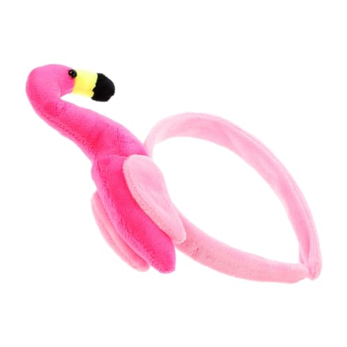 EPIGEIST Flamingo-stirnband Strand Haarreifen Erwachsene Led Geburtstag Flamingo-kostüm Party-haarreifen Party-kopfschmuck Stirnband Für Frauen Lustiges Stirnband Tierstirnband Stoff Rosa von EPIGEIST