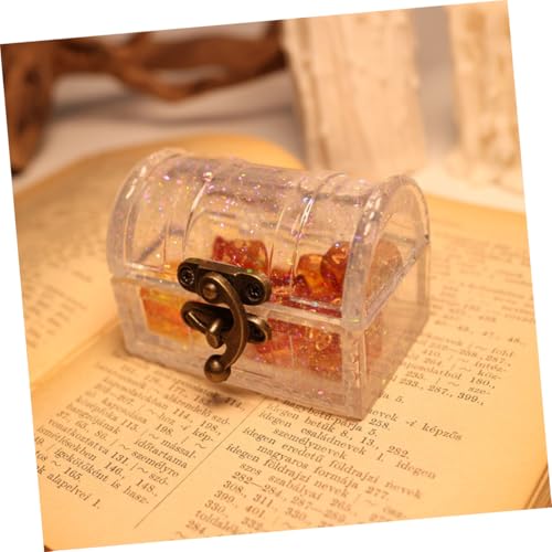 EPIGEIST Flexible Silikonform Schatztruhe für Epoxidharz Gießen Langlebige DIY Aufbewahrungsbox Detailliertes Design Wiederverwendbar Stilvolle Spiegel oberfläche für Schmuck und von EPIGEIST