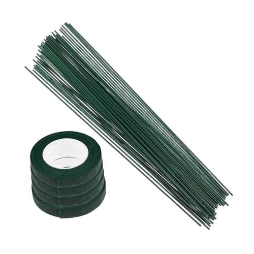 EPIGEIST Floristisches Bastelset mit Grünem Flexiblem Blumendraht und Tiefgrünem Blumenband Drahtstiele Nr Klebeband für DIY Rosensträuße und Dekorationen EPIGEIST Floristisches Bastelset mit Grünem Flexiblem Blumendraht und Tiefgrünem Blumenband Drahtstiele Nr Klebeband für DIY Rosensträuße und Dekorationen von EPIGEIST