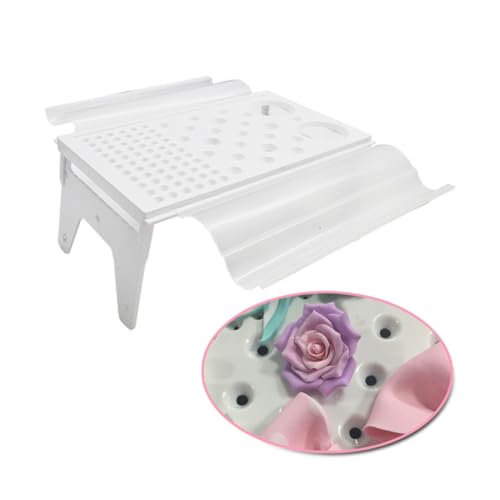 EPIGEIST Fondant Blütentrockner Gestell Mehrstöckig Abnehmbar für Zuckerdekor Torten Backzubehör Lufttrocknen Halter Verschiedene für Gum Paste Blumen Dekoration Kuchen von EPIGEIST