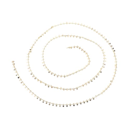 EPIGEIST Fünfzackige Sternen Kette Kupfer für DIY Armbänder und Schmuckherstellung Lange Lose Kette für Bekleidungs und Hochzeitsaccessoires EPIGEIST Fünfzackige Sternen Kette Kupfer für DIY Armbänder und Schmuckherstellung Lange Lose Kette für Bekleidungs und Hochzeitsaccessoires von EPIGEIST