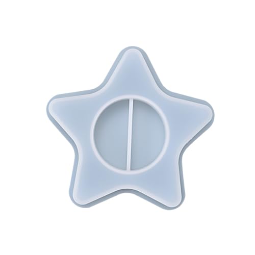 EPIGEIST Fünfzackiger Stern Kerzenhalter Silikonform für DIY Bastelprojekte Handgefertigte Gießform für Zuhause für Geschenkideen und Dekorationen EPIGEIST Fünfzackiger Stern Kerzenhalter Silikonform für DIY Bastelprojekte Handgefertigte Gießform für Zuhause für Geschenkideen und Dekorationen von EPIGEIST