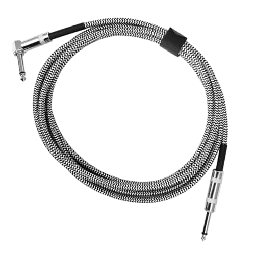 EPIGEIST Gitarrenkabel Geflochtenes Audio Kabel mit Rauschunterdrückung für Gitarre Bass Effektpedal Adapter Instrumentenkabel Langlebig Stabil von EPIGEIST