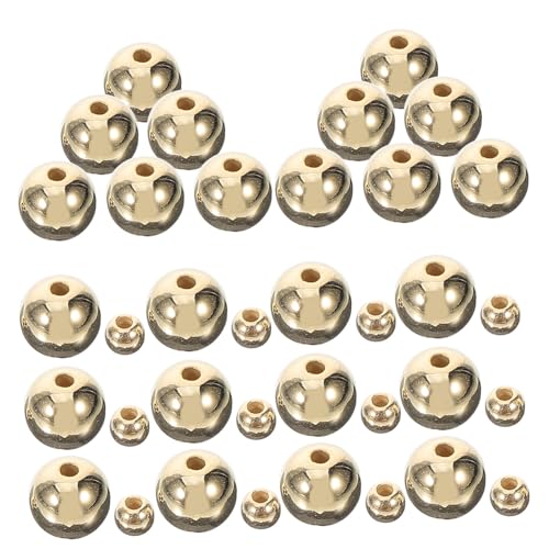 EPIGEIST Goldene Ccb Kunststoffperlen Runde DIY Schmuckperlen für Armbänder Halsketten Basteln Zubehör Langlebig Bruchsicher Vielseitig Verwendbar EPIGEIST Goldene Ccb Kunststoffperlen Runde DIY Schmuckperlen für Armbänder Halsketten Basteln Zubehör Langlebig Bruchsicher Vielseitig Verwendbar von EPIGEIST
