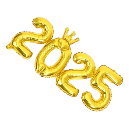 EPIGEIST Goldene Folienballon Zahl Silvester Deko Luftballon für Hochzeit Party Neujahr Feier Robuste Stylische Neujahrsdekoration für Zuhause Hotels Einkaufszentren EPIGEIST Goldene Folienballon Zahl Silvester Deko Luftballon für Hochzeit Party Neujahr Feier Robuste Stylische Neujahrsdekoration für Zuhause Hotels Einkaufszentren von EPIGEIST