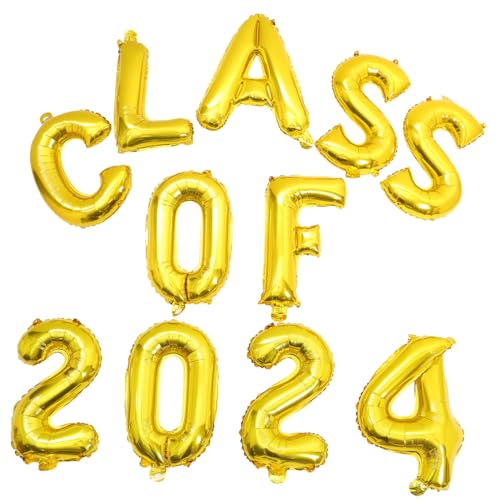EPIGEIST Goldenen Folienballons zur Graduierung Dekoration für Abschlussfeiern Kreative Party Accessoires Fotohintergründe für Unvergessliche Erinnerungen von EPIGEIST