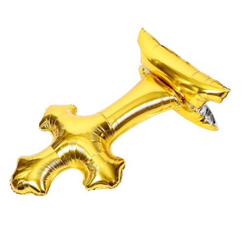 EPIGEIST Goldener Kreuz Folienballon Stehende Dekoration für Babyparty Geburtstag Taufe und Festliche Anlässe Großes Partyornament Vielseitig Einsetzbar für Fotos und Raumgestaltung EPIGEIST Goldener Kreuz Folienballon Stehende Dekoration für Babyparty Geburtstag Taufe und Festliche Anlässe Großes Partyornament Vielseitig Einsetzbar für Fotos und Raumgestaltung von EPIGEIST
