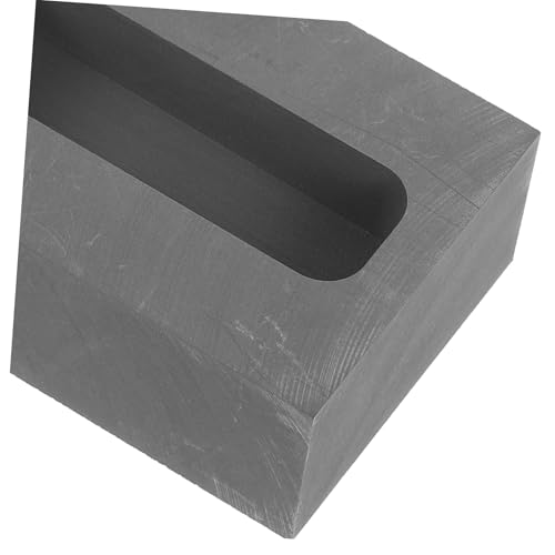 EPIGEIST Graphit Gussform für Kupfer Gold Silber Metallgießen Hochfest Langlebig Gute Wärmeleitfähigkeit Einfache Handhabung Geeignet für Schmuckherstellung und Metallveredelung von EPIGEIST