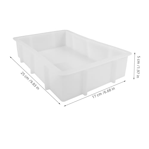 EPIGEIST Große Rechteckige Silikonform für Epoxidharz Gießen Flexible Resin Gießform für DIY Dekoration Blumen Konservierung Buchdekor und Heimverschönerung Einfach zu Reinigen und von EPIGEIST