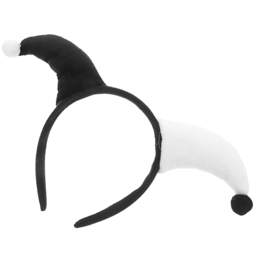 EPIGEIST Halloween Clown Stirnband Rot Festival Haarreif für Damen Karneval Kopfschmuck Kleine Clown Kopfbedeckung für Party und Kostüm von EPIGEIST