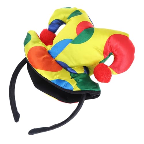 EPIGEIST Halloween Haarreif Clown Kopfband Cosplay Kostüm Requisite Verstellbar für Karneval Party und Fasching von EPIGEIST