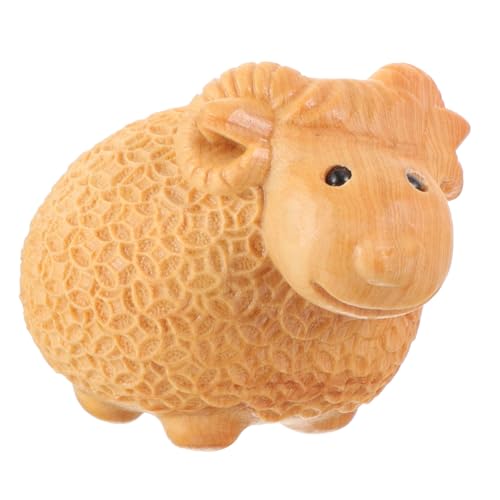 EPIGEIST Handgefertigte Holz Schafskulptur Stabile Holzfigur Kreative Deko für Wohn und Arbeitszimmer Kleine Statue als und Stilvolle Wohnaccessoire EPIGEIST Handgefertigte Holz Schafskulptur Stabile Holzfigur Kreative Deko für Wohn und Arbeitszimmer Kleine Statue als und Stilvolle Wohnaccessoire von EPIGEIST