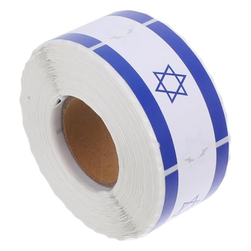EPIGEIST Israel Flag Sticker mit Klebenden Scrapbooking Etiketten Große Kapazität Langlebig Farbecht Einfach Abziehbar Selbstklebend für Planer DIY Dekoration Vielseitig Verwendbar von EPIGEIST
