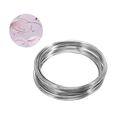 EPIGEIST Kreise Silber Draht Frosted Draht Armband Ring DIY Material für Schmuckherstellung Damen und Mädchen EPIGEIST Kreise Silber Draht Frosted Draht Armband Ring DIY Material für Schmuckherstellung Damen und Mädchen von EPIGEIST