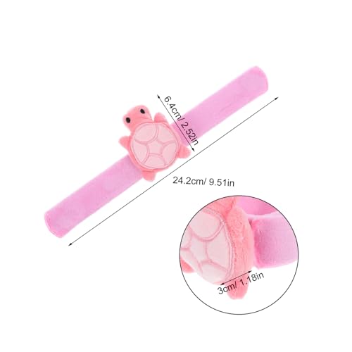 EPIGEIST Kuscheliges Schildkröten Slap Armband aus PP Baumwolle Robustes Interaktives Partyspielzeug für Erwachsene Niedliche Tierfigur Handgelenksband Mitgebsel für Feiern und von EPIGEIST