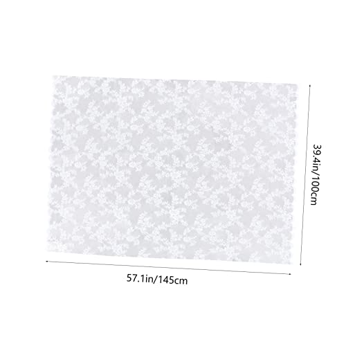 EPIGEIST Lace Tischdecke mit Blumenmuster Leichte Tragbare Picknickdecke für Outdoor und Garten Waschbar Dekorative Tischtuch für Frühling und Sommer von EPIGEIST
