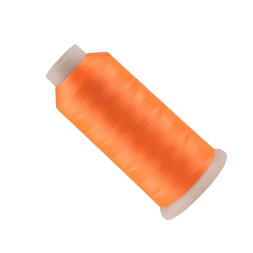 EPIGEIST Leuchtendes Nähgarn Yards Spule in Orange Dunkelstrahlendes Stickgarn für Babykleidung Taschen Strickmützen und Mehr und Weich Stunden Leuchtkraft von EPIGEIST