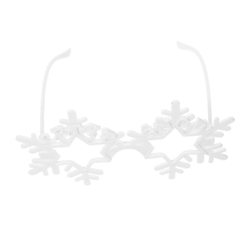 EPIGEIST Lustige Schneeflockenbrille Partybrille mit Hohlglas Originelles Design für Karneval Winterfeste und Fotorequisiten Stylische Neuheit für Junge Leute von EPIGEIST