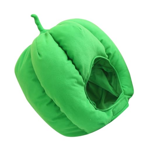 EPIGEIST Lustiger Plüsch Paprika Kostümhut aus Weichem PP Baumwollmaterial Bequem Sicherer Sitz als Foto Requisite für Halloween Party und Karnevalsverkleidung Erwachsene von EPIGEIST