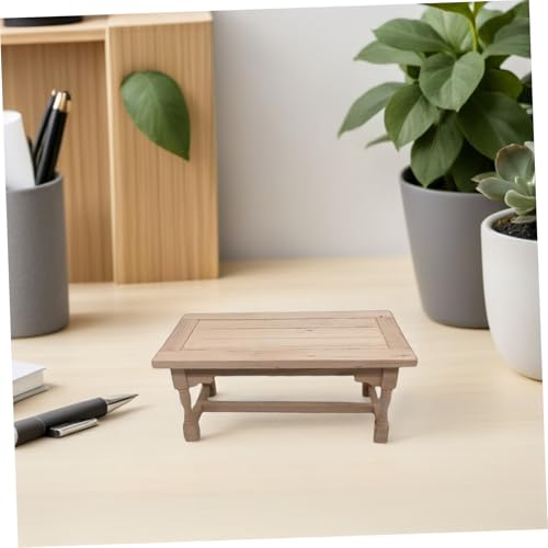 EPIGEIST Maßstab Realistischer Holzesstisch Naturbelassenes Miniaturmodell Pädagogisches für Kreative Puppenhausdekoration und Fantasievolles Kinderspiel EPIGEIST Maßstab Realistischer Holzesstisch Naturbelassenes Miniaturmodell Pädagogisches für Kreative Puppenhausdekoration und Fantasievolles Kinderspiel von EPIGEIST