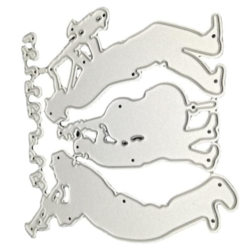 EPIGEIST Metal Stanzschablone Musiknoten Stanzform für Basteln Scrapbooking Kartenherstellung Langlebiges Carbonstahl Prägeschablone Wiederverwendbar Kreatives DIY Zubehör von EPIGEIST