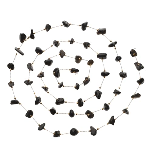 EPIGEIST Natürliche Kristallstein Perlenkette Rolle Schwarz Edelstahl Schmuckperlen DIY Bastelmaterial für Armbänder Halsketten Dekoration und Geschenkideen EPIGEIST Natürliche Kristallstein Perlenkette Rolle Schwarz Edelstahl Schmuckperlen DIY Bastelmaterial für Armbänder Halsketten Dekoration und Geschenkideen von EPIGEIST