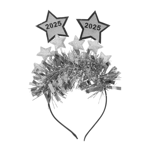EPIGEIST Neujahrs Stirnband mit Sternen Design Leichtes und Sicheres Haarband für Silvesterfeiern Perfektes Foto Accessoire für Gruppenbilder für Erwachsene Festliche Kopfbedeckung von EPIGEIST
