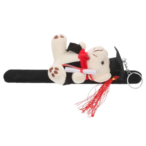 EPIGEIST Niedliches Doktorbär Slap Armband mit Plüschfigur Kinderfreundliches Partyspielzeug für Abschlussfeiern Sicherer und Praktischer Armschmuck für Mädchen und Jungen Einfach Anzulegen von EPIGEIST