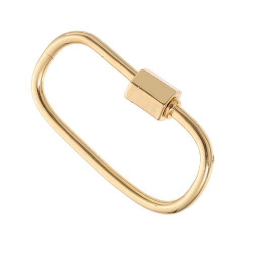 EPIGEIST Ovaler Schraubkarabiner Schmuckanhänger aus Langlebiger DIY Schmuck Verbinder für Armband und Halskette Einfach zu Öffnen und Sichern Korrosionsbeständig und Formstabil EPIGEIST Ovaler Schraubkarabiner Schmuckanhänger aus Langlebiger DIY Schmuck Verbinder für Armband und Halskette Einfach zu Öffnen und Sichern Korrosionsbeständig und Formstabil von EPIGEIST