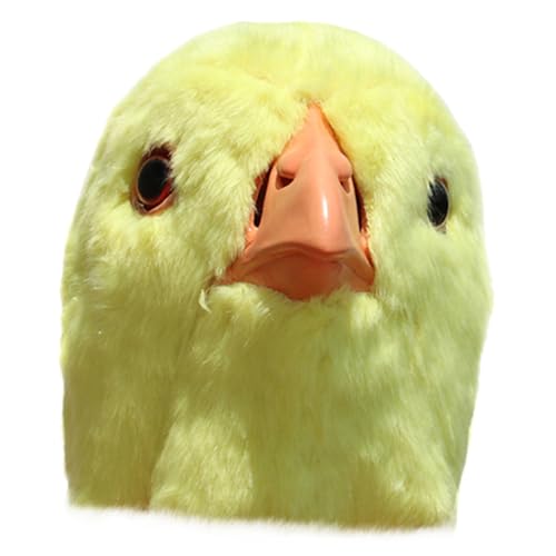 EPIGEIST Plüsch Küken Kopfhaube Lustiger Partyhut Kostüm Cosplay für Karneval Halloween Fotorequisite Weicher Latex Kopfanzug Farbenfrohes Festival Zubehör EPIGEIST Plüsch Küken Kopfhaube Lustiger Partyhut Kostüm Cosplay für Karneval Halloween Fotorequisite Weicher Latex Kopfanzug Farbenfrohes Festival Zubehör von EPIGEIST