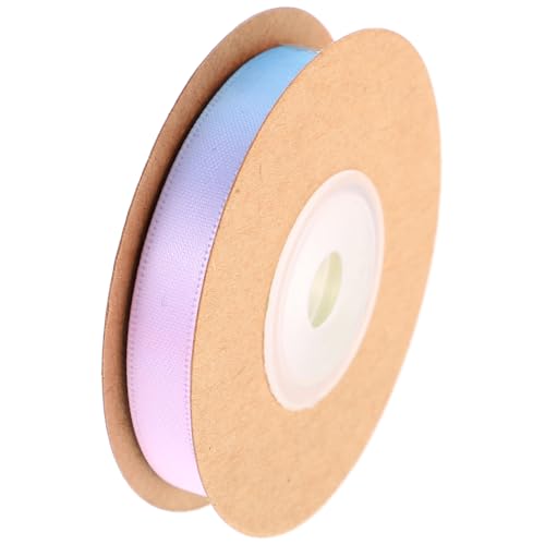 EPIGEIST Polyester Geschenkband Regenbogen Farbverlauf Satinband für Geschenkverpackung DIY Schleifen Basteln Hochzeitsdeko Festliche Schleifenband von EPIGEIST