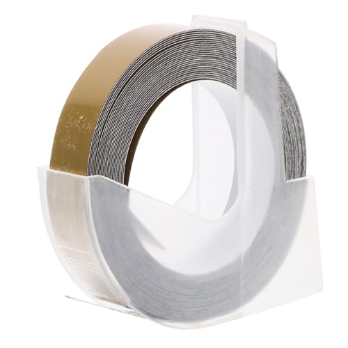EPIGEIST Präzises Prägeband für Manuelle Etikettiergeräte Geprägtes Labeling Tape in Gold Selbstklebend für Bastelarbeiten Saubere Aufkleber für Büro und Haushaltsorganisation EPIGEIST Präzises Prägeband für Manuelle Etikettiergeräte Geprägtes Labeling Tape in Gold Selbstklebend für Bastelarbeiten Saubere Aufkleber für Büro und Haushaltsorganisation von EPIGEIST