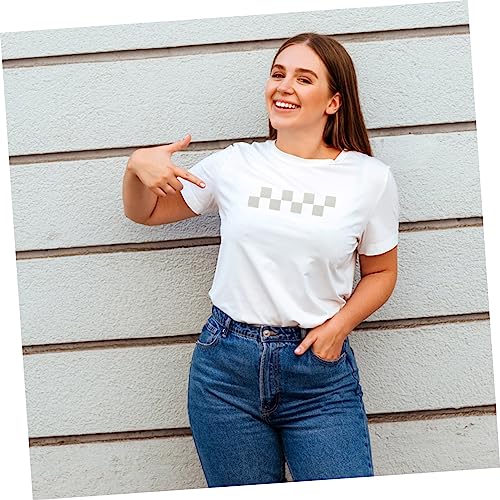 EPIGEIST Reflektierende Heat Transfer Sticker Glänzend Silber DIY Aufbügelfolie Waschbar Kleidung Jeans Shirt Taschen Hüte Applikationen für Textilreparatur und Dekoration EPIGEIST Reflektierende Heat Transfer Sticker Glänzend Silber DIY Aufbügelfolie Waschbar Kleidung Jeans Shirt Taschen Hüte Applikationen für Textilreparatur und Dekoration von EPIGEIST