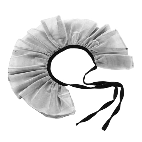 EPIGEIST Retro Mesh Clown Choker Layered Neck Ruff Schwarz Und Weiß Abnehmbarer Kragen Für Cosplay Kostüm Schal Festivals Tägliche Mode EPIGEIST Retro Mesh Clown Choker Layered Neck Ruff Schwarz Und Weiß Abnehmbarer Kragen Für Cosplay Kostüm Schal Festivals Tägliche Mode von EPIGEIST