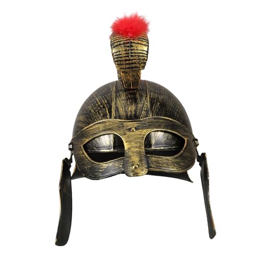 EPIGEIST Römischer Kriegerhelm Verstellbarer Visier Mittelalterliche Rüstung Helm für Cosplay Halloween Fasching Rollenspiel Erwachsene von EPIGEIST
