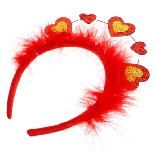 EPIGEIST Romantisches Valentinstag Haarband mit Roten Herzfedern Dekorativer Haarschmuck für Hochzeiten und Partys Stabiles Stirnband mit Feiner Verarbeitung für Festliche Anlässe und EPIGEIST Romantisches Valentinstag Haarband mit Roten Herzfedern Dekorativer Haarschmuck für Hochzeiten und Partys Stabiles Stirnband mit Feiner Verarbeitung für Festliche Anlässe und von EPIGEIST
