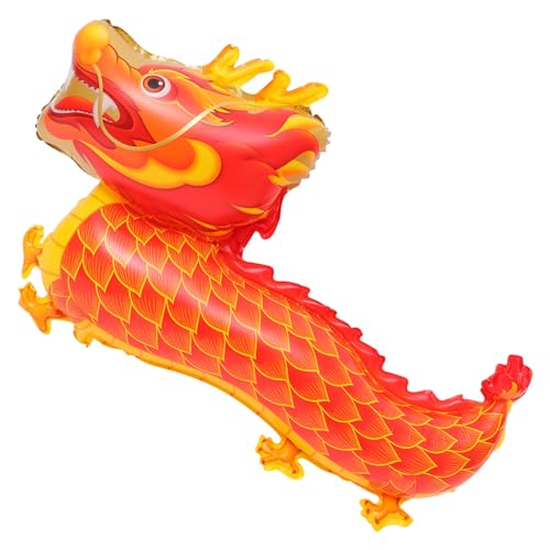 EPIGEIST Roter Cartoon Drachenballon für Chinesisches Neujahrsfest Robust und Farbecht Vielseitig Einsetzbar als Partydeko Leichter Großer Luftballon für Fröhliche Feststimmung und Kreative EPIGEIST Roter Cartoon Drachenballon für Chinesisches Neujahrsfest Robust und Farbecht Vielseitig Einsetzbar als Partydeko Leichter Großer Luftballon für Fröhliche Feststimmung und Kreative von EPIGEIST