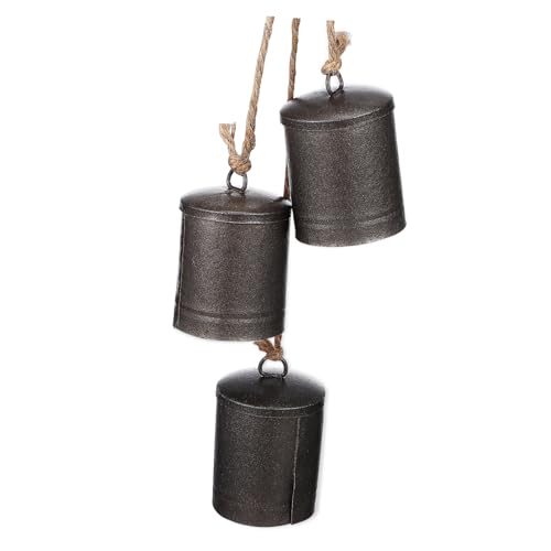 EPIGEIST Rustikale Vintage Kuhglocken aus mit Robustem Juteseil Laute Weihnachtsdeko für Baum und Fest Einzigartiger Retro Look Teiliges als Festlicher Baumschmuck und Party Accessoire EPIGEIST Rustikale Vintage Kuhglocken aus mit Robustem Juteseil Laute Weihnachtsdeko für Baum und Fest Einzigartiger Retro Look Teiliges als Festlicher Baumschmuck und Party Accessoire von EPIGEIST