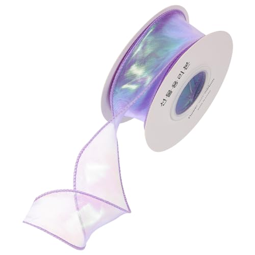 EPIGEIST Schimmerndes Fischschwanz Organza Band Breit Leicht Zuschneidbar Vielseitiges und Bastelband für Schleifen Haaraccessoires Festtagsverpackungen Diy Dekoration von EPIGEIST