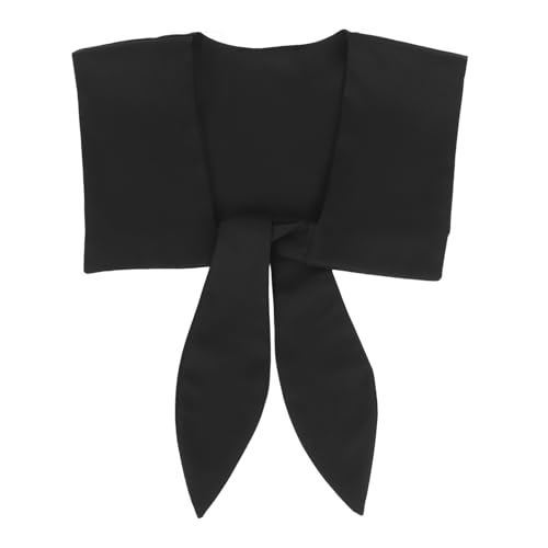 EPIGEIST Schleifenschal Dekoration für Outfits Oberteil mit falschem Kragen Clown-Kragen Damen abnehmbarer Kragen falscher Kragen mit Schleife Frauen mit falschem Kragen Chiffon Black EPIGEIST Schleifenschal Dekoration für Outfits Oberteil mit falschem Kragen Clown-Kragen Damen abnehmbarer Kragen falscher Kragen mit Schleife Frauen mit falschem Kragen Chiffon Black von EPIGEIST
