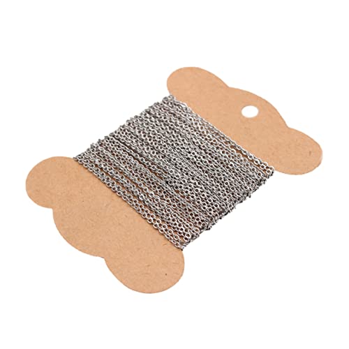 EPIGEIST Schmuckkette DIY Bastelkette Silberfarben Kreuzmuster Langlebig Glänzend für Schmuckherstellung und Kreative Handarbeiten EPIGEIST Schmuckkette DIY Bastelkette Silberfarben Kreuzmuster Langlebig Glänzend für Schmuckherstellung und Kreative Handarbeiten von EPIGEIST