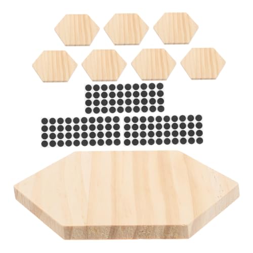 EPIGEIST Sechseckige Rohholzuntersetzer mit Eva Rutschpads Leere Holzuntersetzer für DIY Projekte Tischschutz und Wohnkultur EPIGEIST Sechseckige Rohholzuntersetzer mit Eva Rutschpads Leere Holzuntersetzer für DIY Projekte Tischschutz und Wohnkultur von EPIGEIST