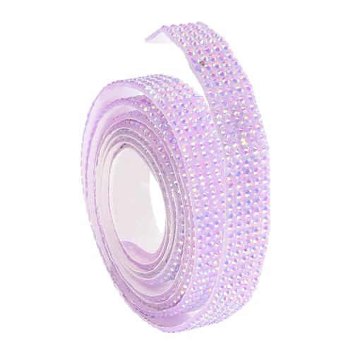 EPIGEIST Selbstklebendes Strassband Resin Glitzerband für Kleidung Basteln DIY Dekoration Stark Haftend Flache Rückseite Ab Farbe für Handwerk Modeaccessoires von EPIGEIST