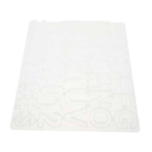 EPIGEIST Silikonform Alphabet Gießform für Epoxidharz DIY Schmuck Anhänger Silikonform Buchstaben Flexibel Langlebig Wiederverwendbar für Anhänger Herstellung Kreative Bastelideen von EPIGEIST